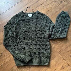 Green Knit Sweater